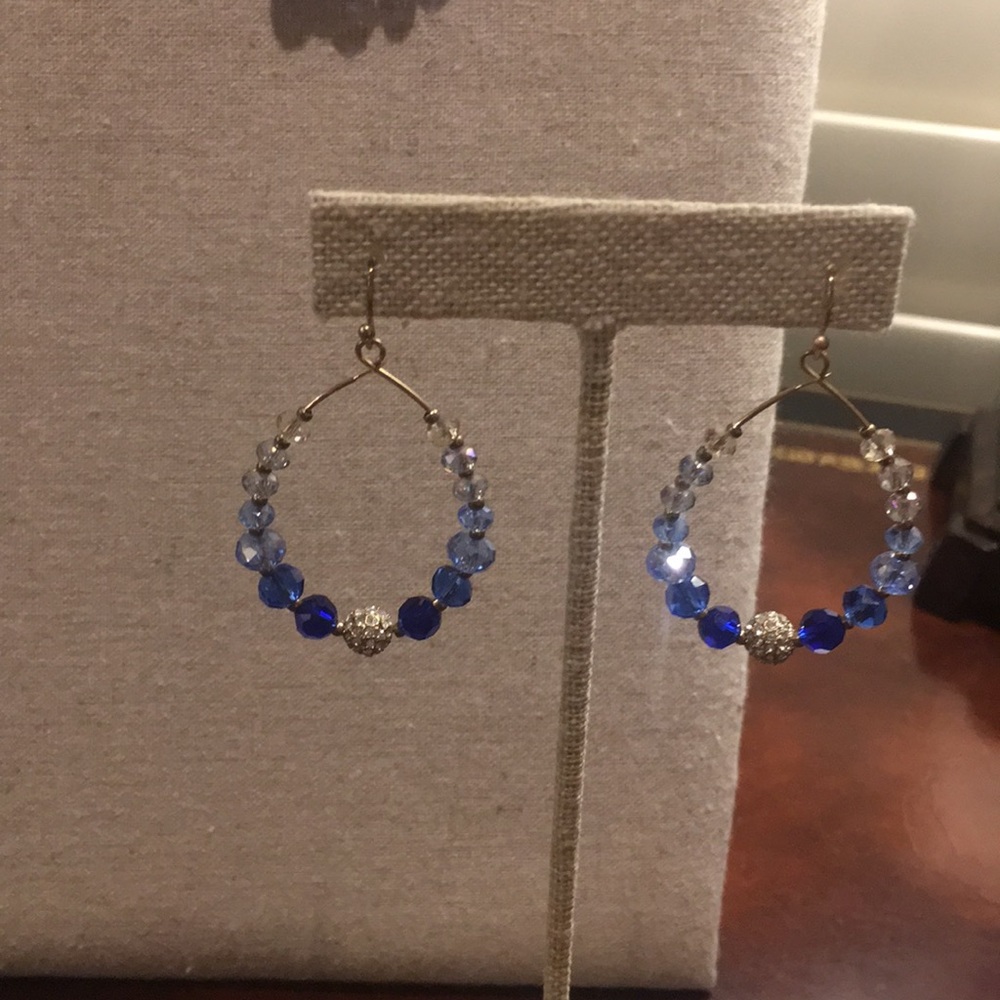Beaded necklace & earrings - WHBM